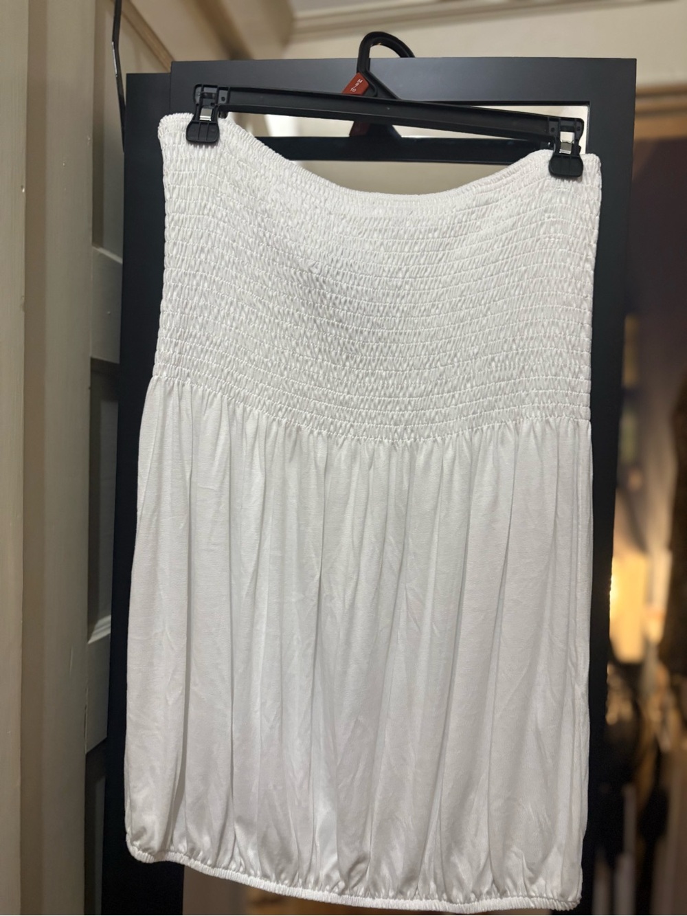 White tube top long